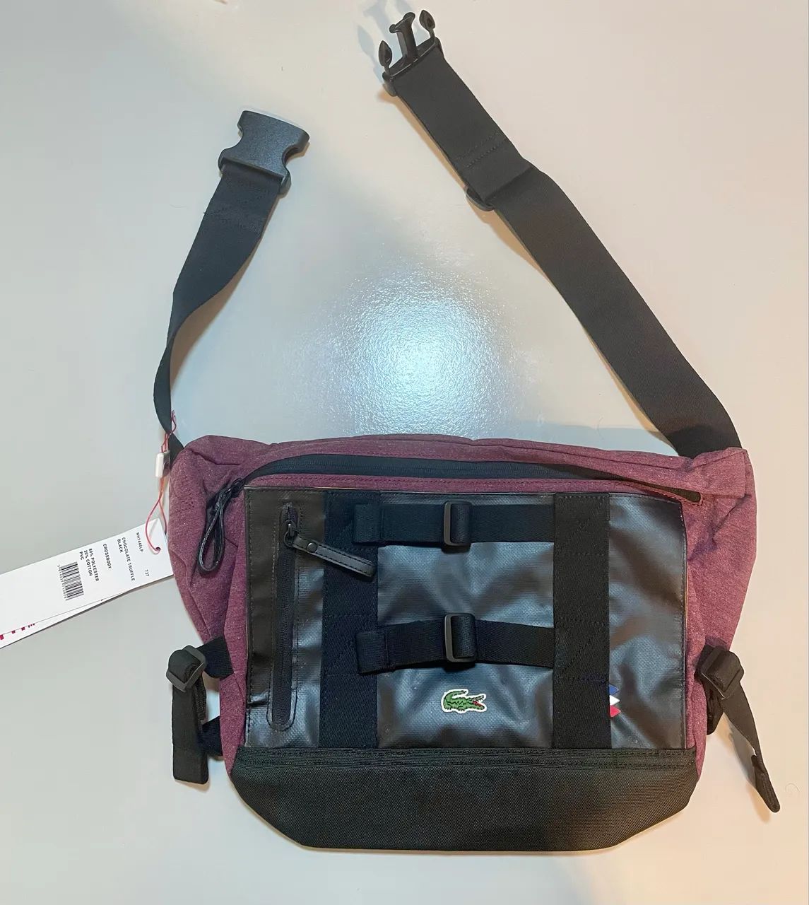 Bolsa Lacoste alça transversal - Original, com etiquetas - Novo