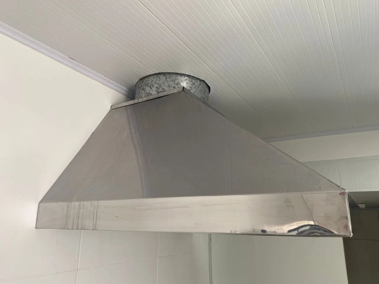 Coifa Inox 80x80 com Exaustor - Industrial / Comercial