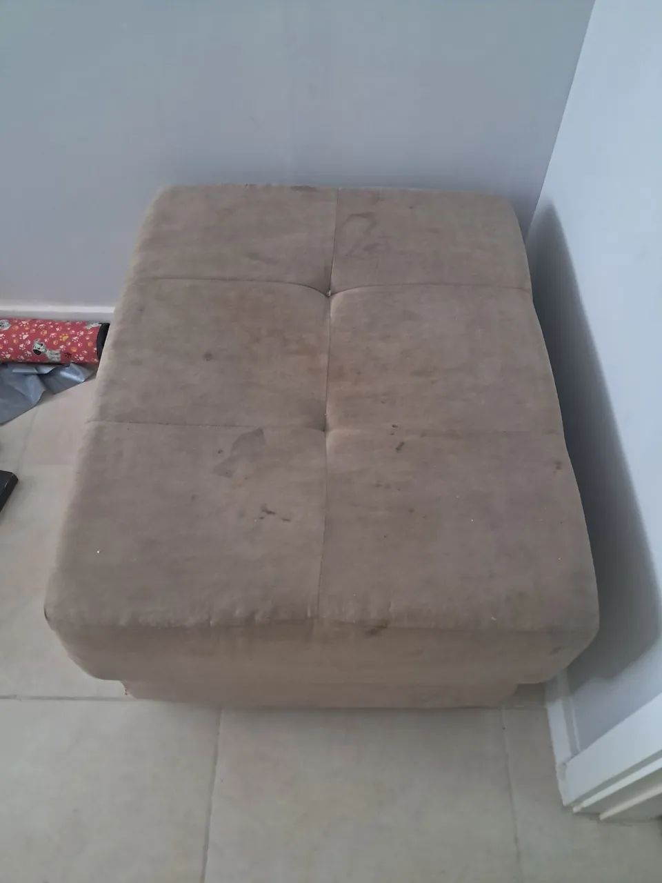 Puff em suede.60x80 - Foto 5