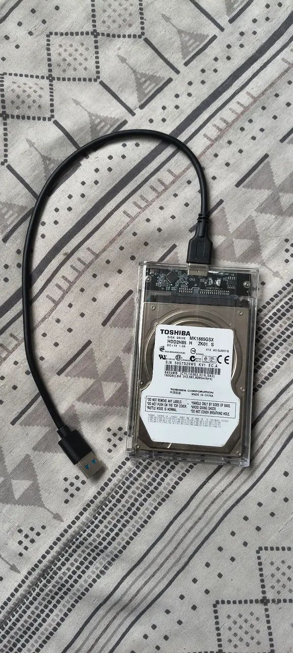 Hd com Case e jogos do ps2