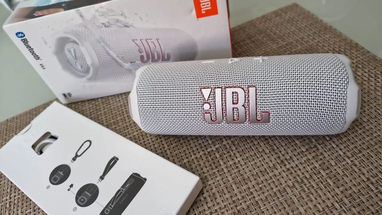 CAIXA SOM JBL FLIP 7 , LACRADA E ORIGINAL. - Aparelhos de Som