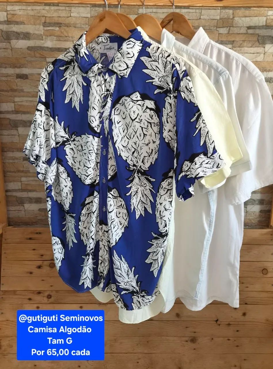 Camisa 03 peças por 100,00 - Foto 3