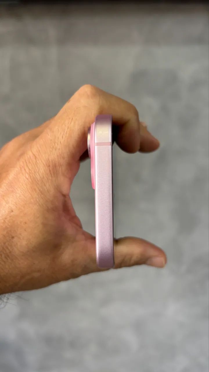 iPhone 15 128gb rosa seminovo - Foto 4