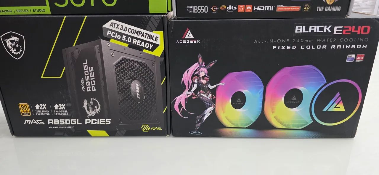 KIT AM4 Ryzen 9 5900X Asus TUG B550 32gb RAM Corsair Vengenace e etc - Foto 5