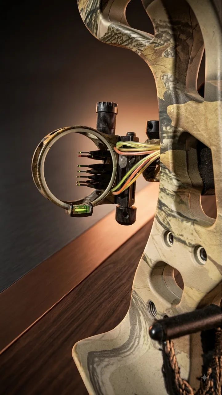 Arco E Flecha Composto Profissional Camuflado Para Caça - Foto 2