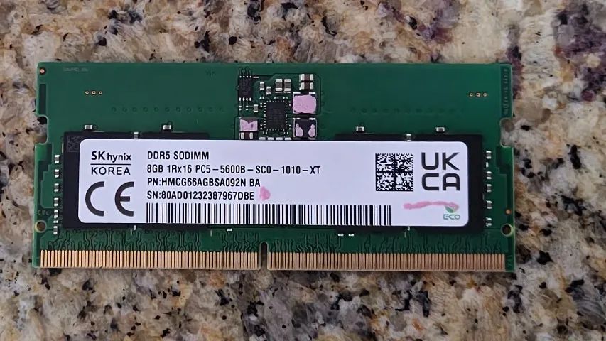 Memória DDR5 8 gb 5600 MHZ - Memória RAM - Nova Brasília