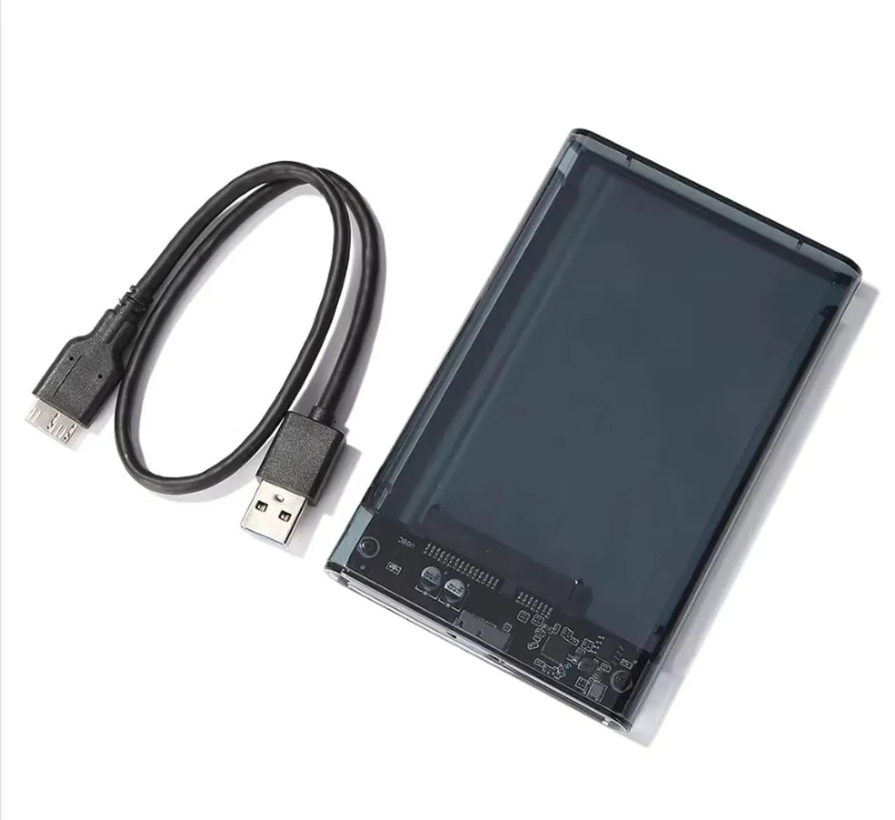 Case 3.0 HD externo USB Preto transparente 453824739289999361