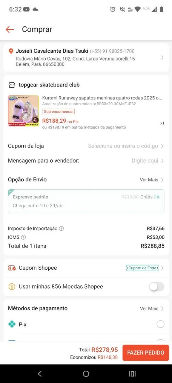 Tênis com rodinhas led - Foto 5
