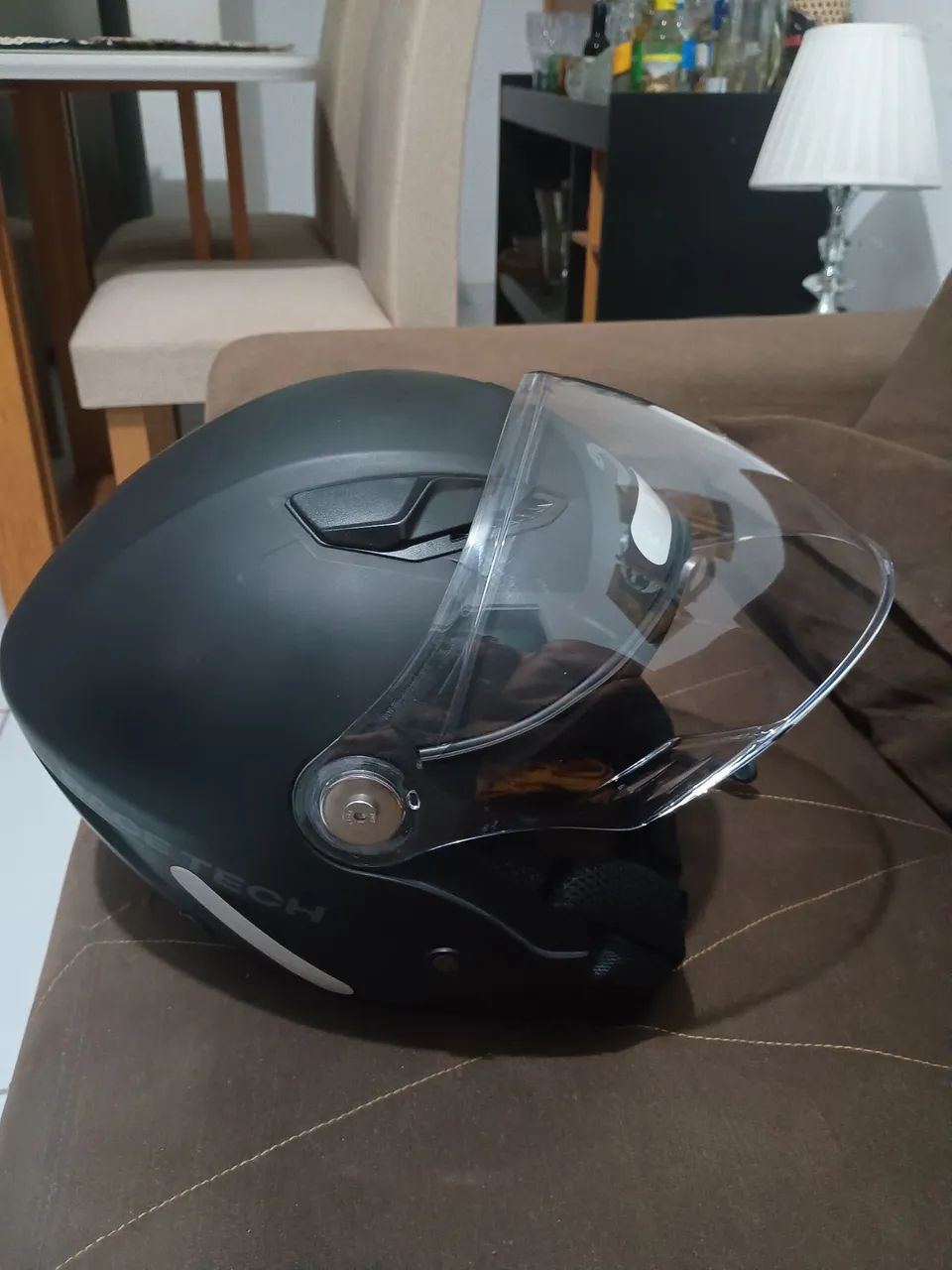 Capacete rece tech com intercomunicador  - Foto 3