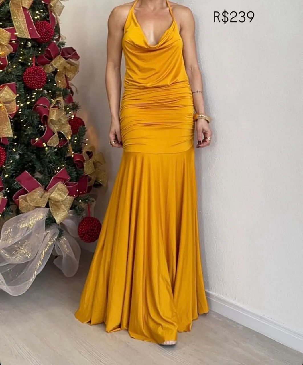 Vestido usado uma única vez