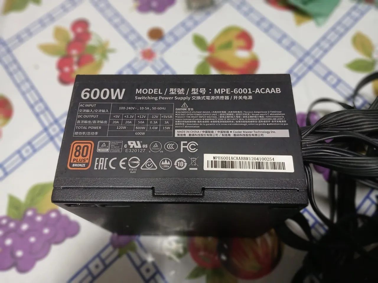 Fonte Cooler Master 600w - Foto 3