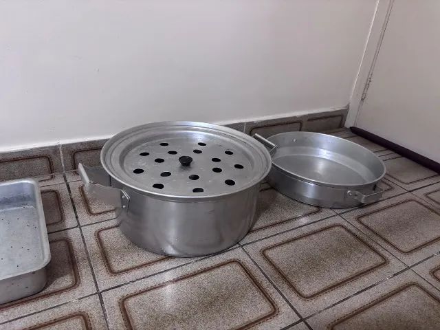 Panelas de alumínio para restaurante grande