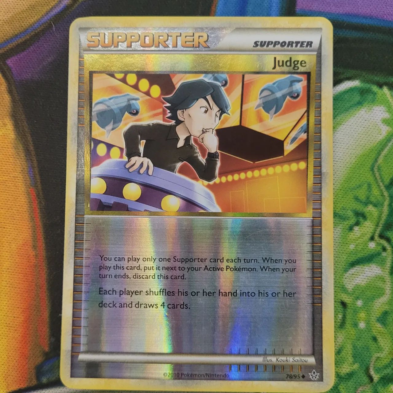 Carta pokémon  - Judge 78/95 ( reverse holo)