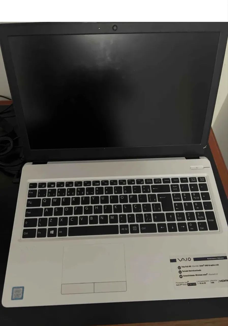Notebook Vaio 1TB de HD memória 8 Gb core i7 8° geração  - Foto 4