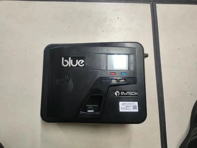 Relógio de Ponto Digital RW Tech Blue - Usado, Certificado INMETRO