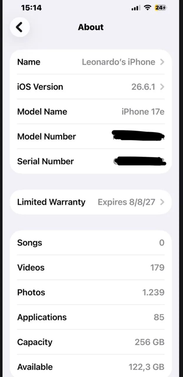 iPhone 17e 256GB Branco | Anatel | NF Apple | 100% Bateria | Impecável - Foto 4