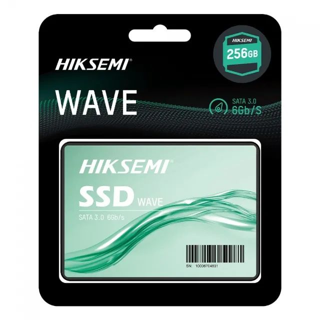 SSD 256GB HIKSEMI WAVE(S) SATA III 530/400(MB/S) NOVO LACRADO!