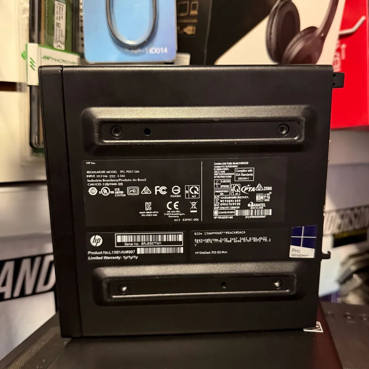 MINI CPU HP A10 16GB SSD NVME 128GB - Foto 3