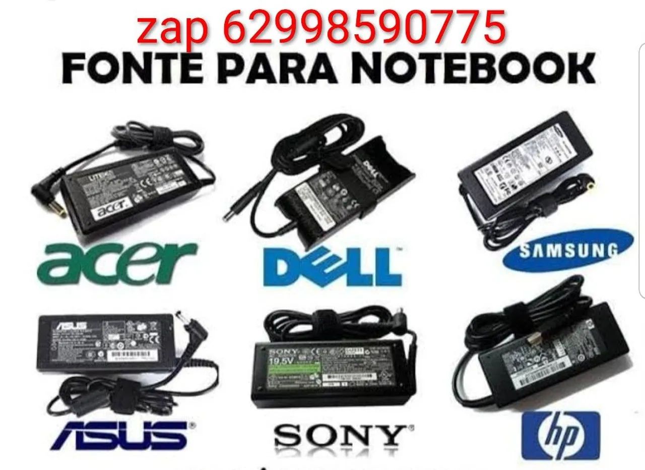 Fontes pra notebook a pronta entrega 