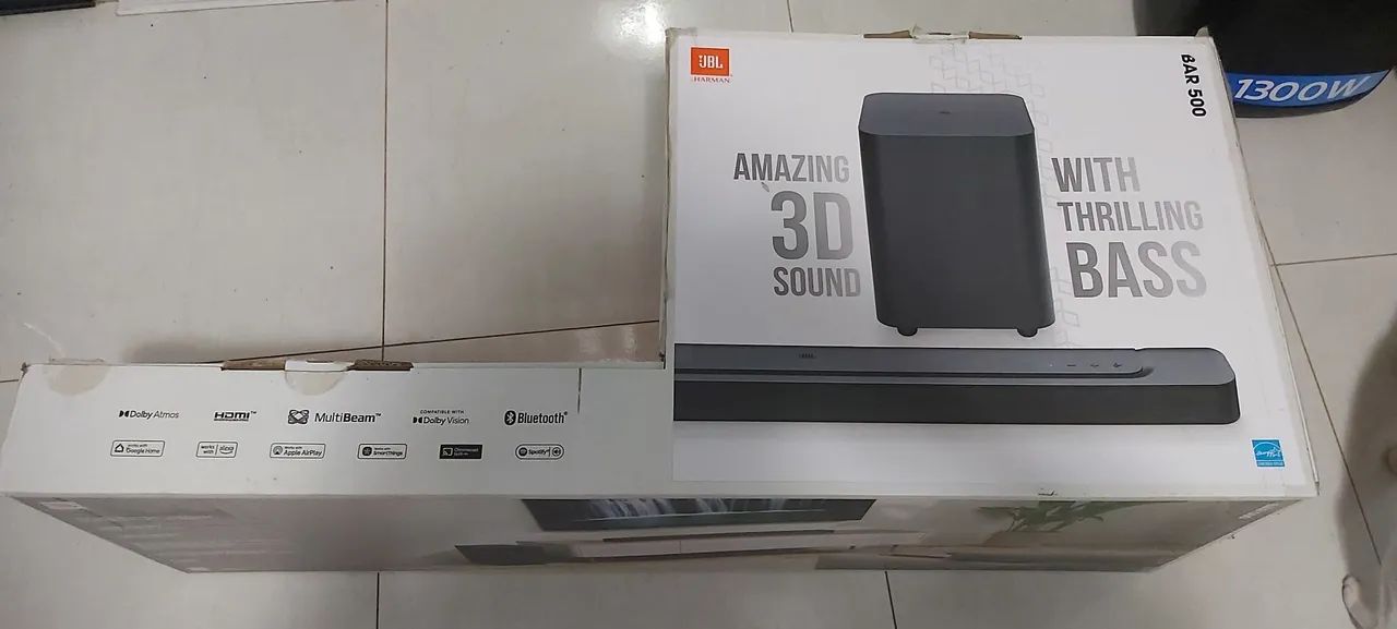 Sound bar Jbl bar 500 problkbr