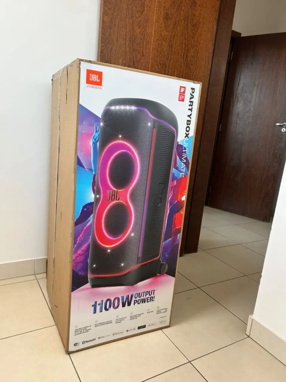 Caixa de Som JBL Partybox Ultimate - Nova e Lacrada! - Foto 4