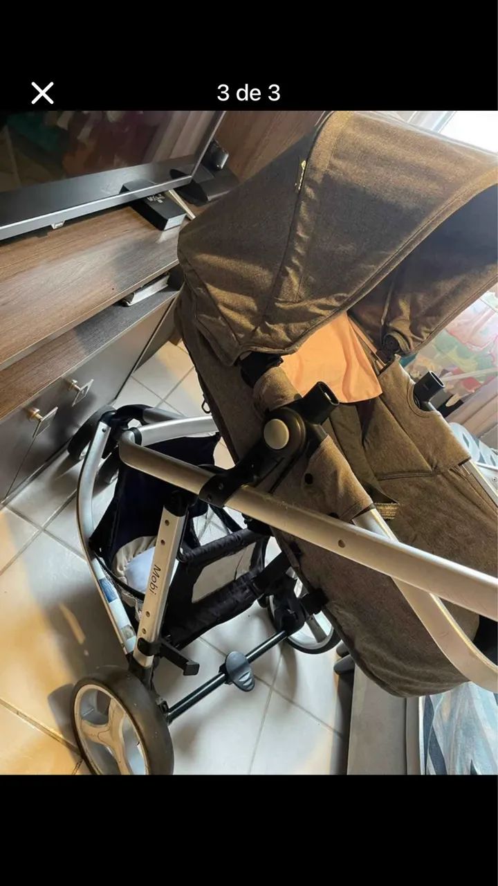 Carrinho de bb Moisés. 