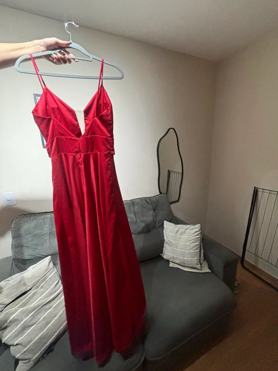 Vestido longo vermelho - Foto 4