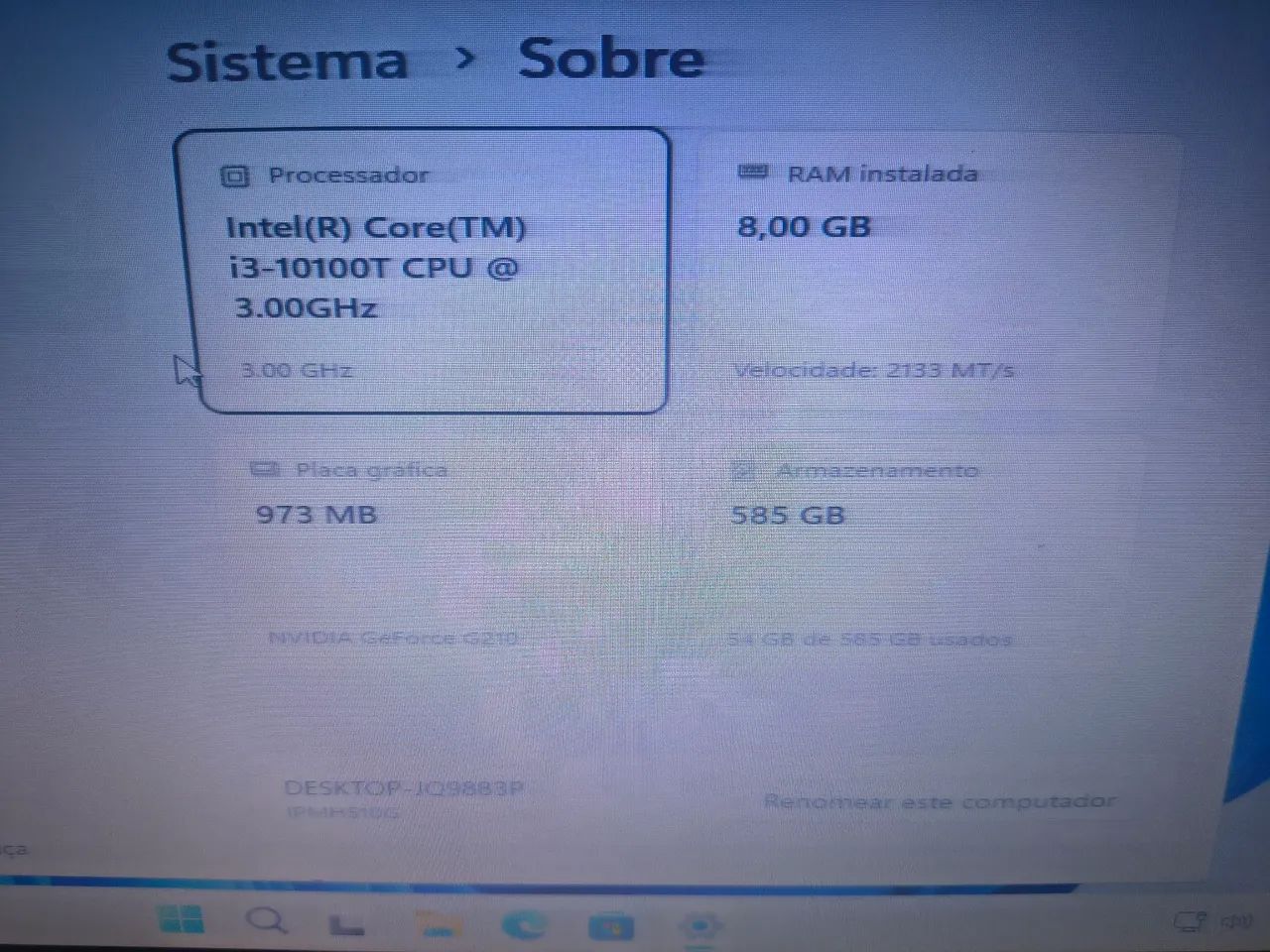 Computador Core i3 de 10° geração - Foto 4