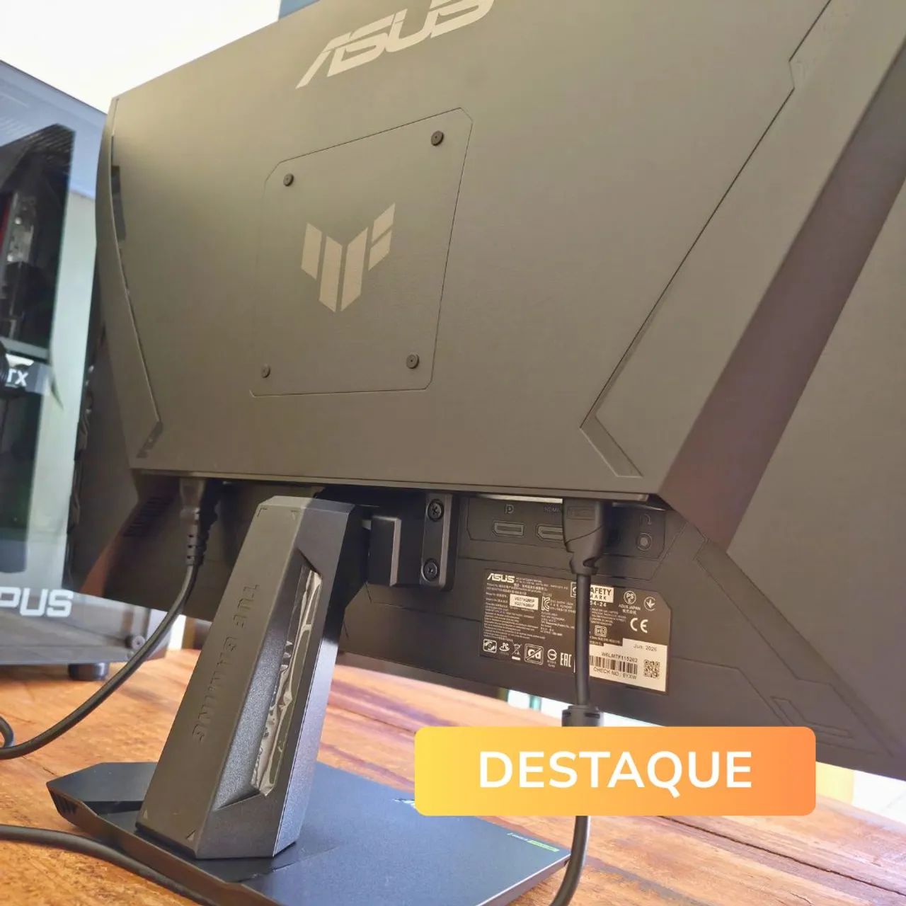 Monitor Gamer ASUS TUF 27 Polegadas 260Hz Fast IPS 0.3ms com Nota Fiscal e Garantia - Foto 4