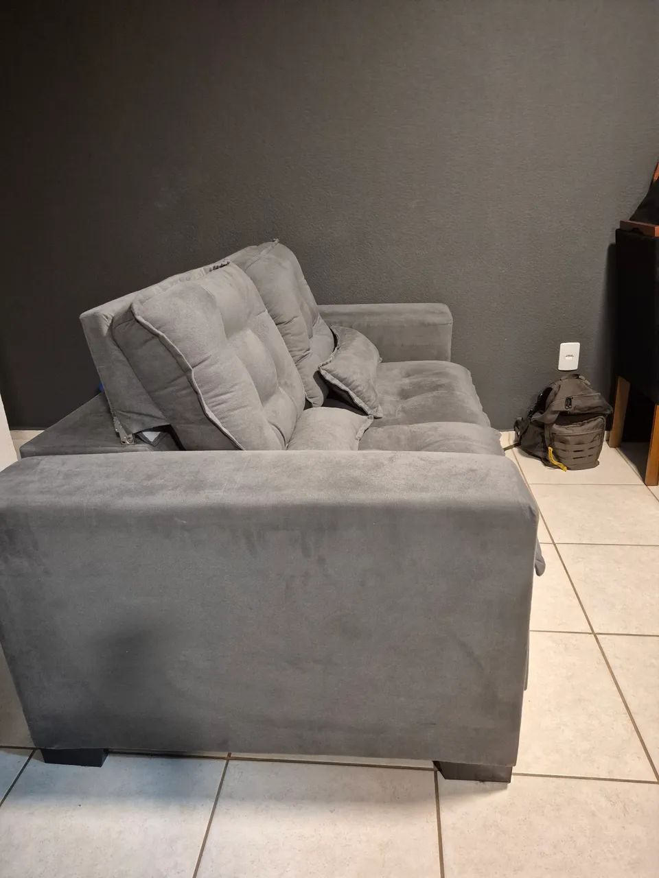 Sofá 2 lugares seminovo com pouco tempo de uso, valor $1.400  - Foto 3