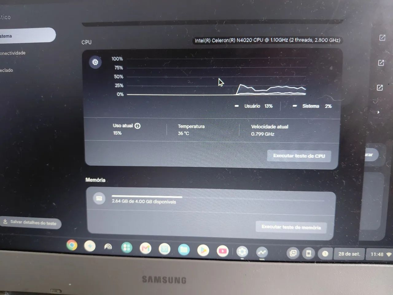 ? PLACA-MÃE COMPLETA ? SAMSUNG CHROMEBOOK 4 - Foto 4