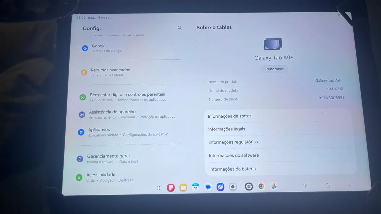 Tablet Samsung A9+
