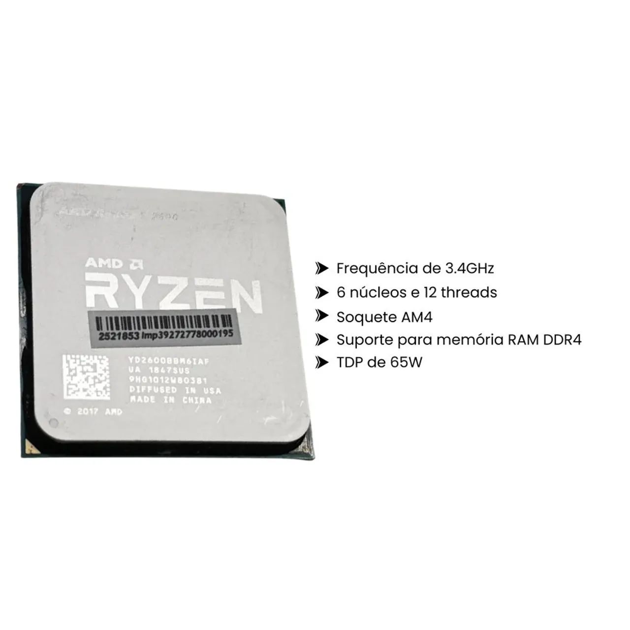 Processador Ryzen 5 2600