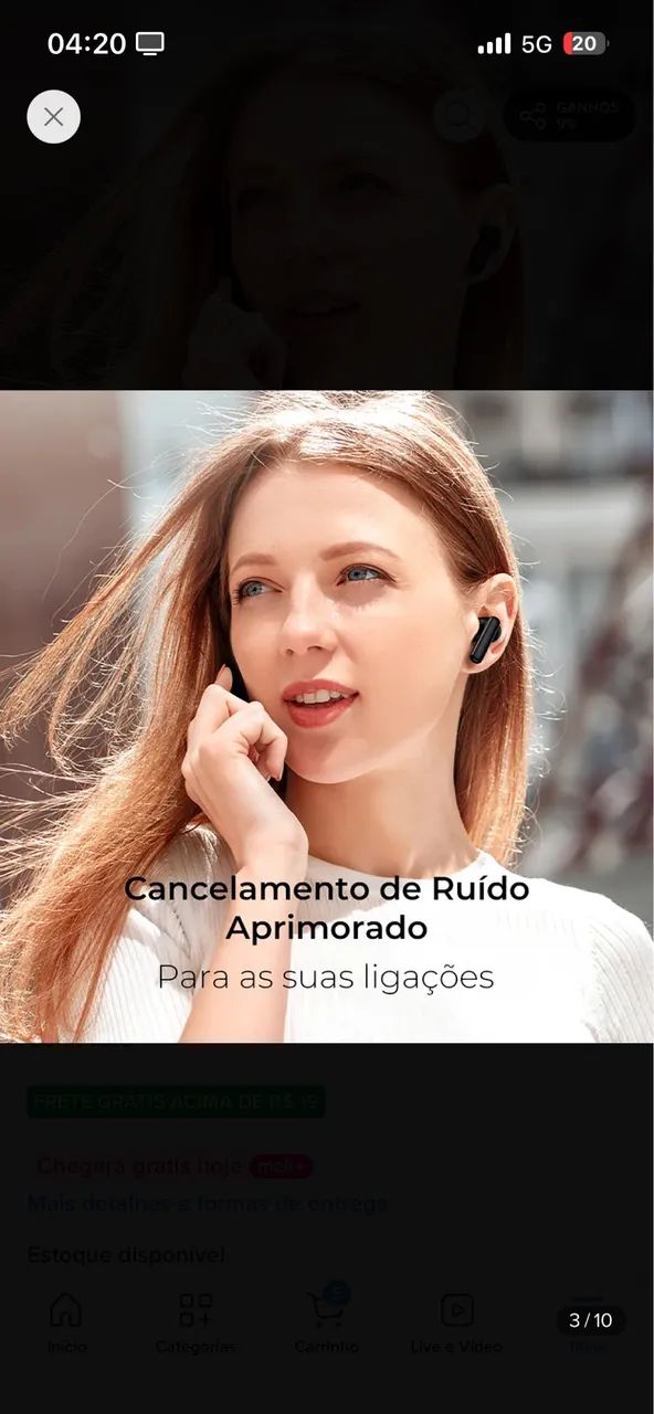 Fone de Ouvido QCY - Foto 2