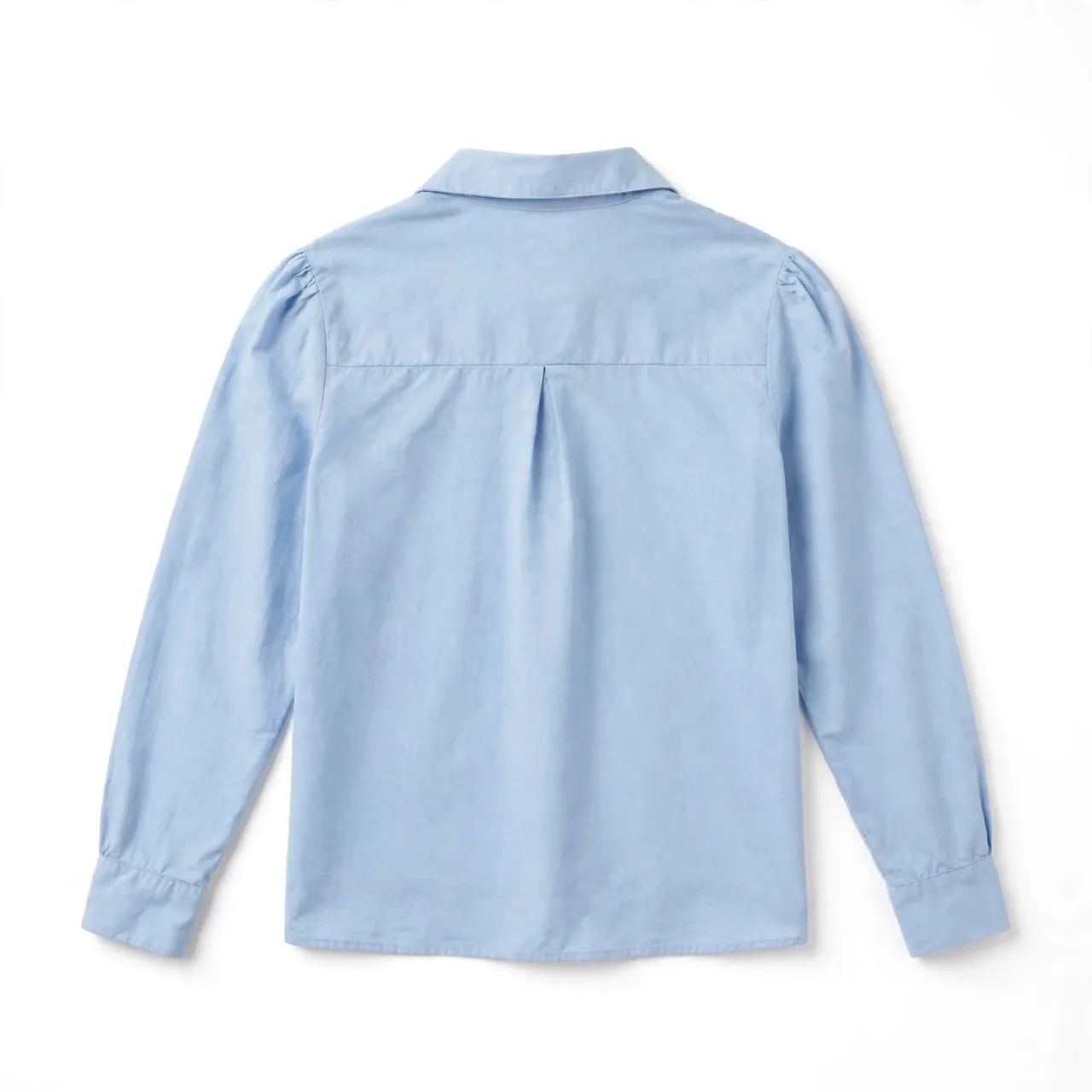Blusa azul de botão  - Foto 2
