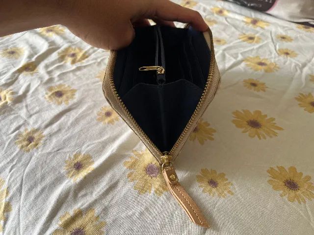Carteira Wallet Tommy Hilfiger Bege Nunca Usada - Foto 5