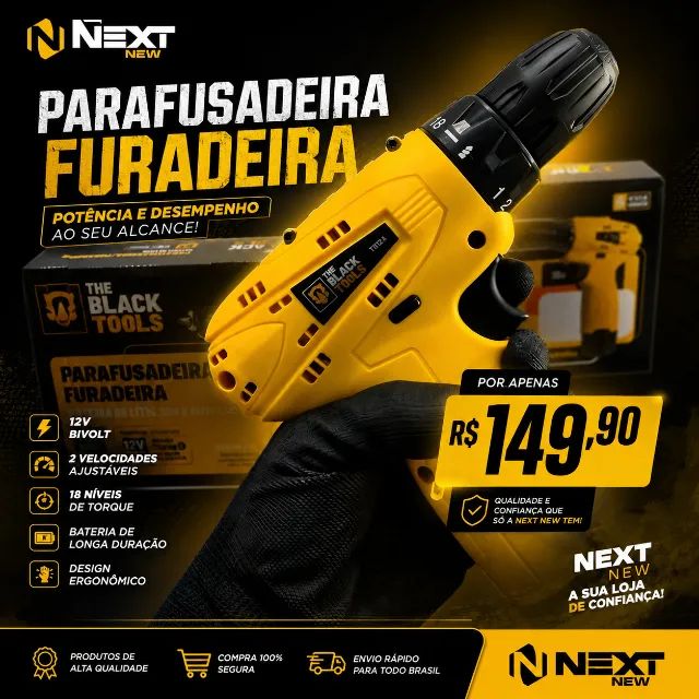 PARAFUSADEIRA E FURADEIRA