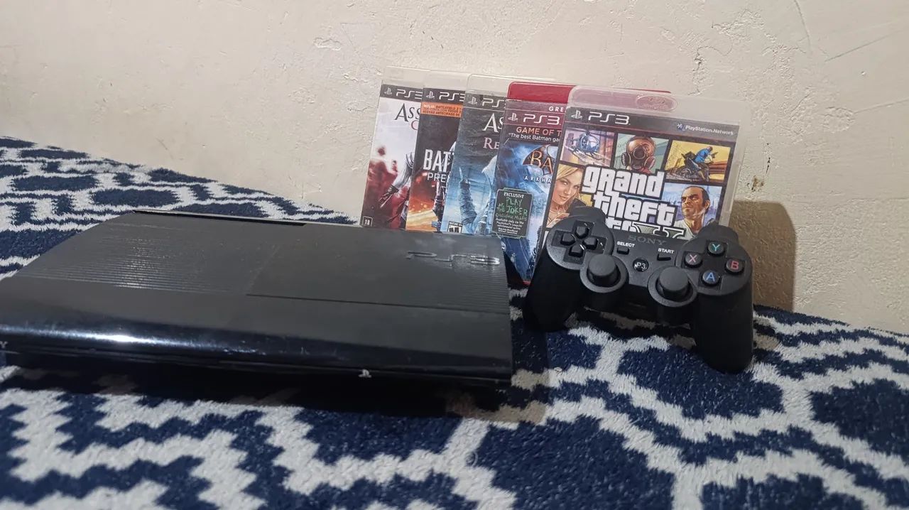PS3 bloqueado , com adaptador HDMI  - Foto 2