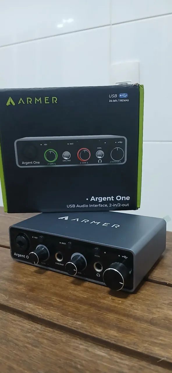 Interface de Áudio USB 2 canais Armer Argent One G2 - Segunda Geração