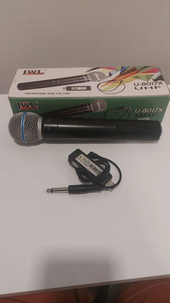 Microfone  UHF u-8017x  JWL - Foto 2