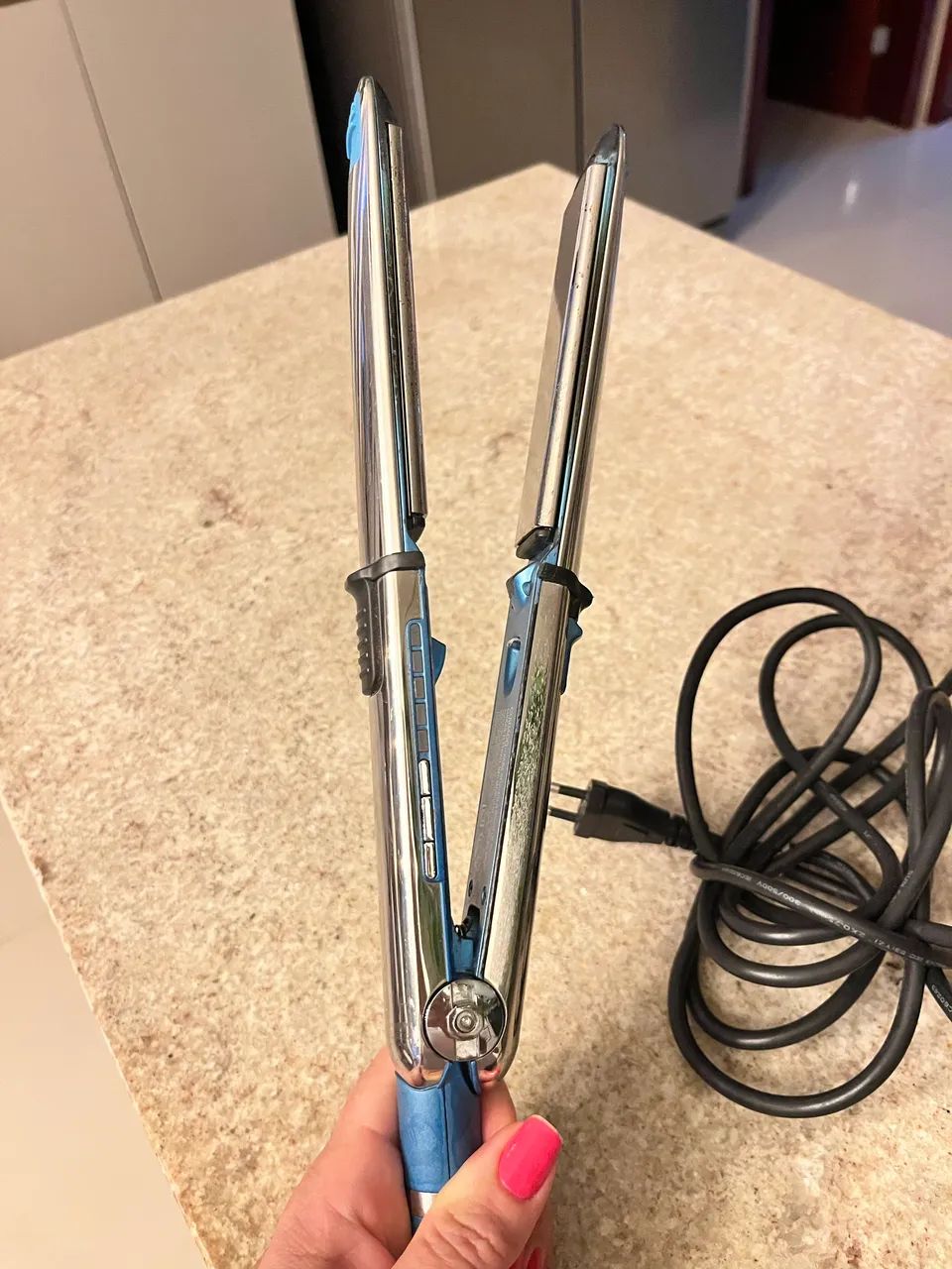 Prancha Super Nano Titanium Babyliss PRO OPTIMA3000 1 + 1/4' - Foto 4