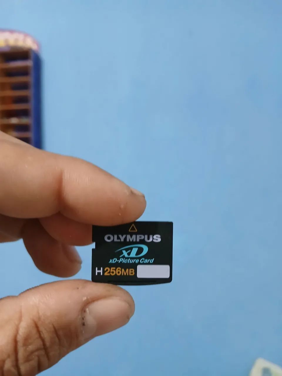 Cartão de memória olympus xd 256 mb