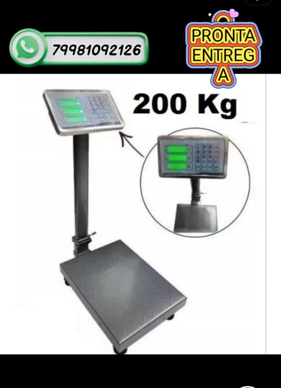 Balança digital 200kg nova pronta entrega original Amira 