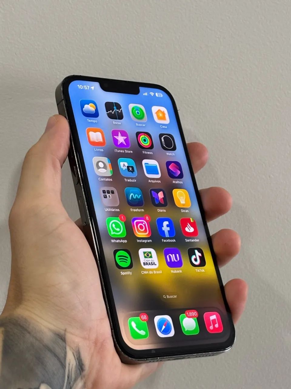 iPhone 13 Pro Max 512GB, funcionando tudo.