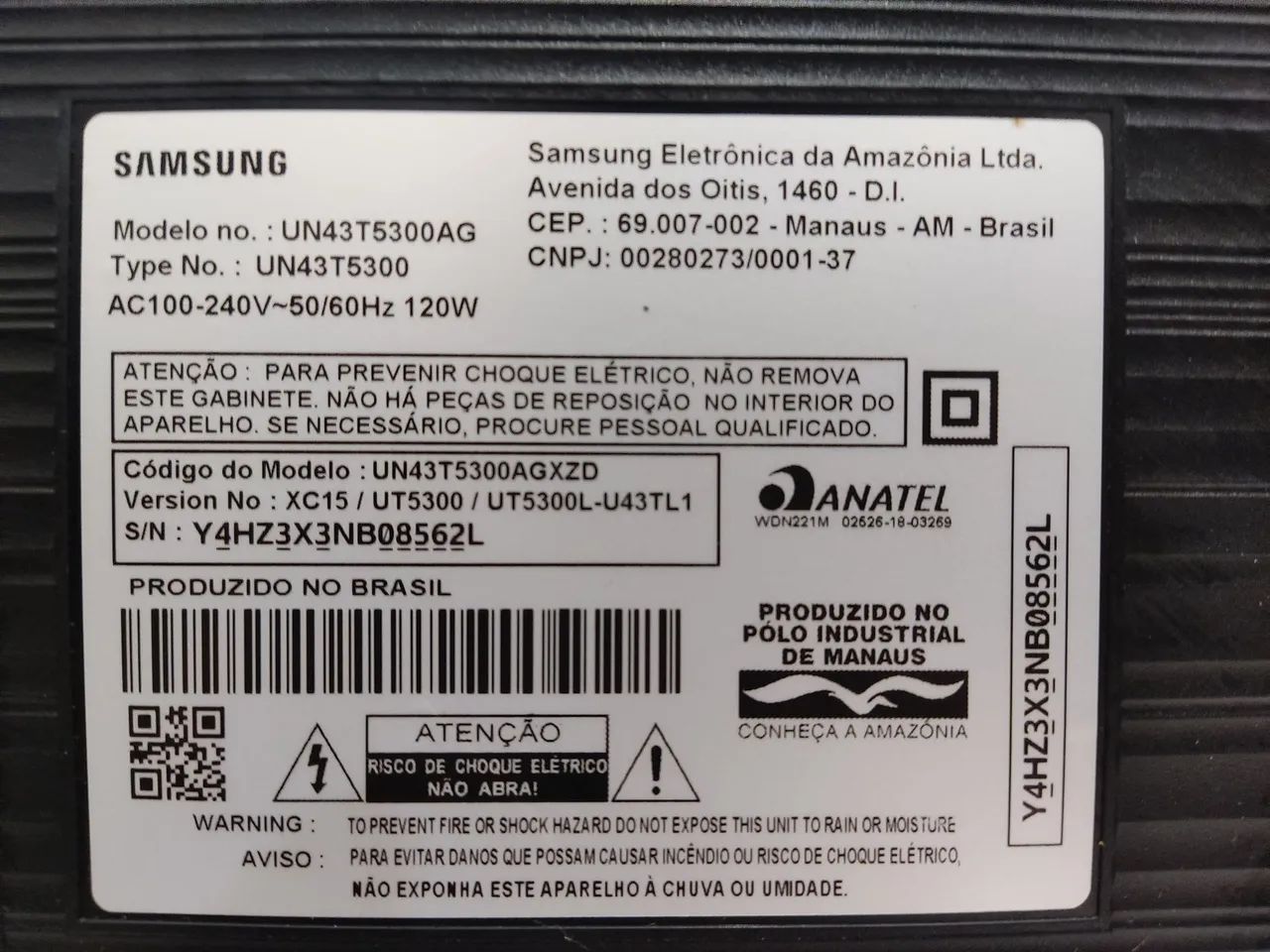 PLACA WIFI | BLUETOOTH | COMANDOS - TV UN L43T5300AG - Foto 3