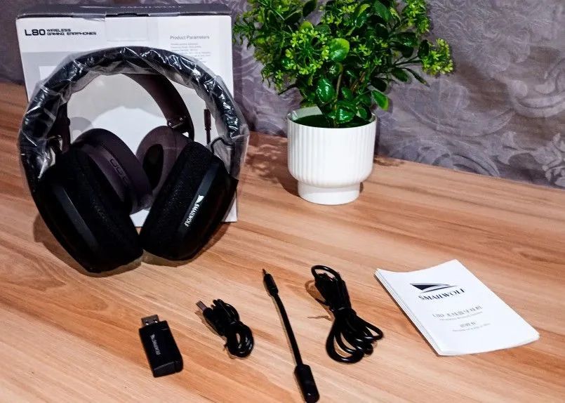 Headset Smailwolf L80 Tri-Mode Preto NOVO - Foto 2