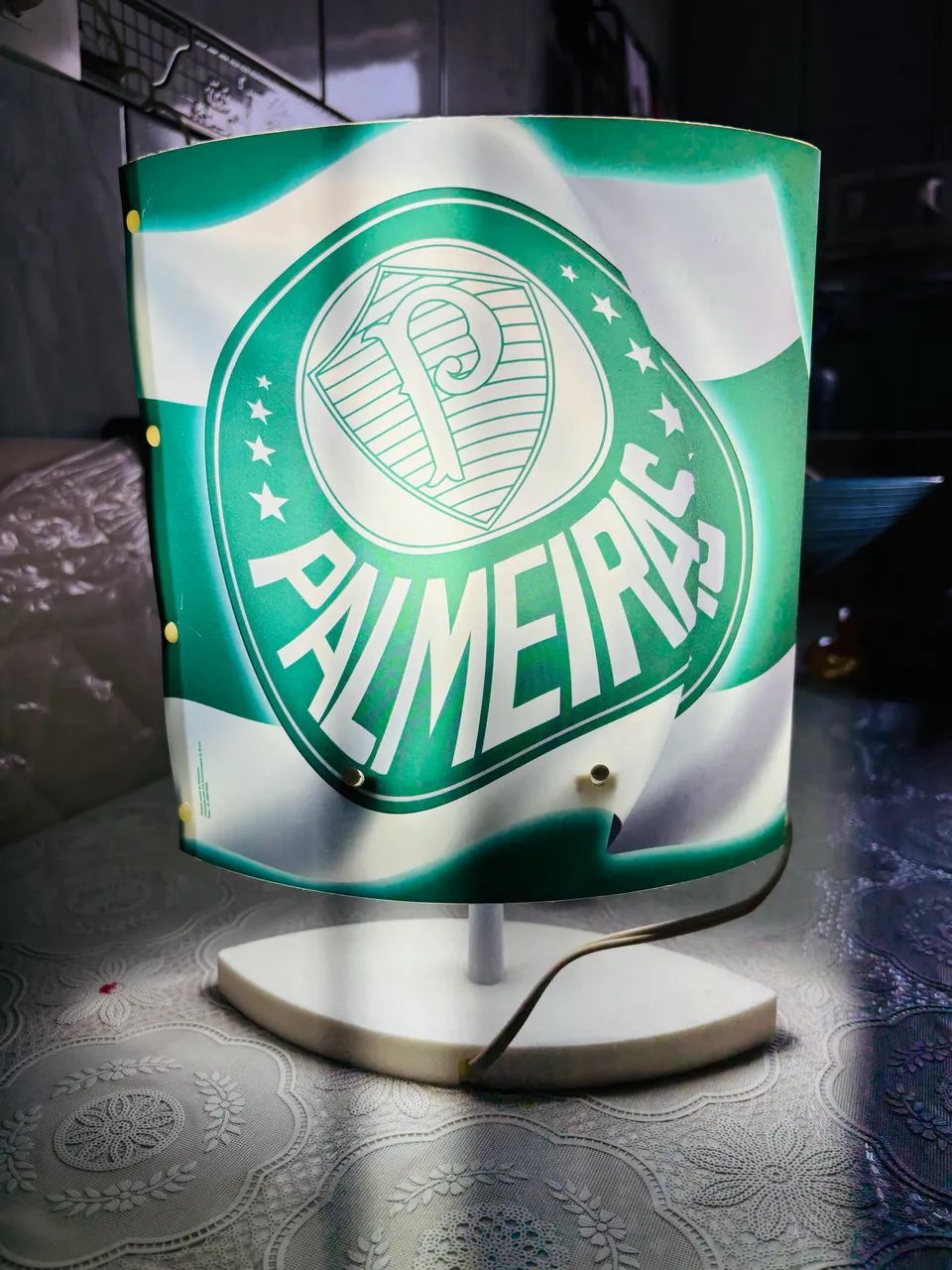 Um lindo abajur do Palmeiras