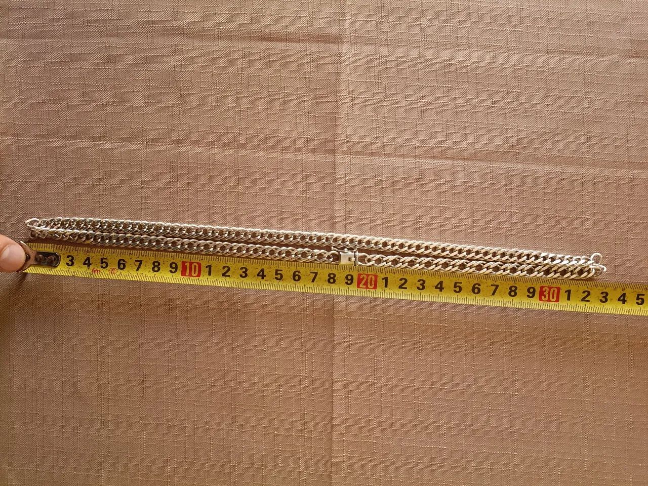 Corrente prata 925 grumet duplo 7mm 65cm - Foto 4