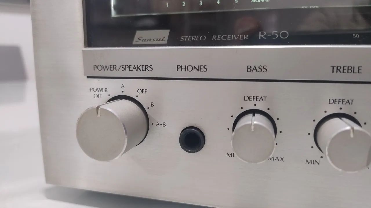 Sansui R50 receiver com manual original do aparelho  - Foto 3