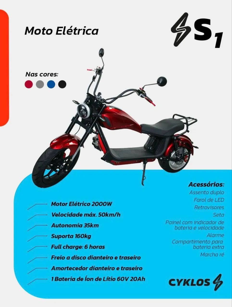 Moto Elétrica  - Foto 3